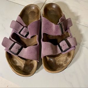 Purple Birkenstock Sandals - size 41 or 10-10.5